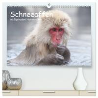Vorderes Coverbild Schneeaffen im Jigokudani Nationalpark (hochwertiger Premium Wandkalender 2026 DIN A2 quer), Kunstdruck in Hochglanz
