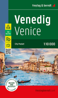 Vorderes Coverbild Venedig, Stadtplan 1:10.000, freytag & berndt