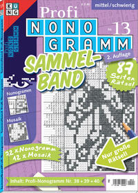 Vorderes Coverbild Profi-Nonogramm Sammelband Nr. 13
