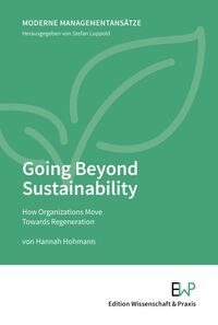 Vorderes Coverbild Going Beyond Sustainability
