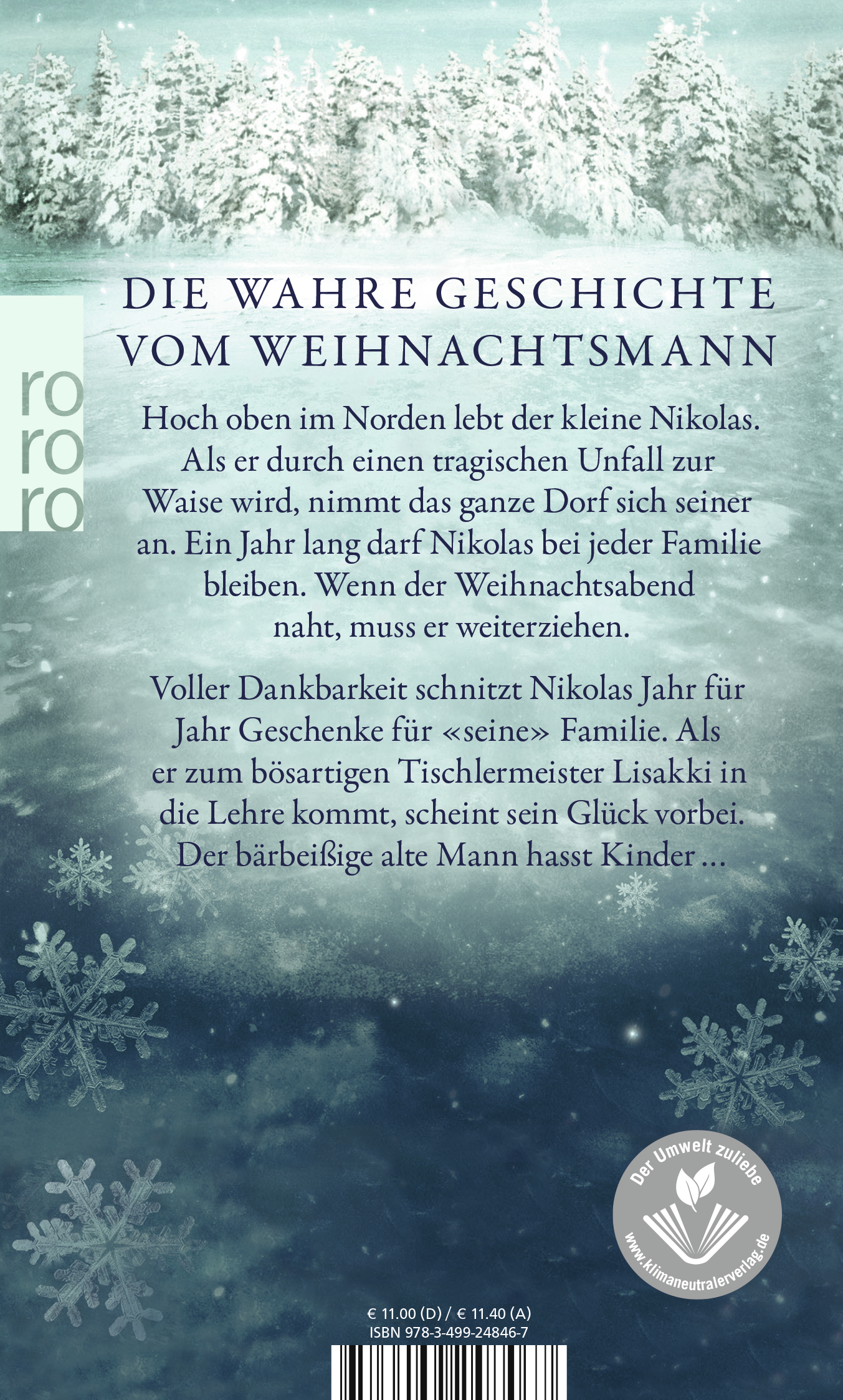 Rückseitencover Wunder einer Winternacht