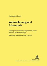 Vorderes Coverbild Wahrnehmung und Erkenntnis