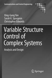 Vorderes Coverbild Variable Structure Control of Complex Systems