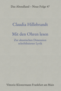 Vorderes Coverbild Mit den Ohren lesen