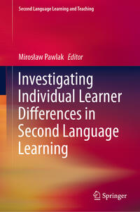 Vorderes Coverbild Investigating Individual Learner Differences in Second Language Learning