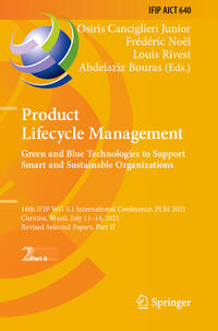 Vorderes Coverbild Product Lifecycle Management. Green and Blue Technologies to Support Smart and Sustainable Organizations