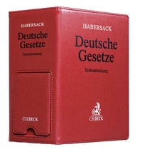 Vorderes Coverbild Deutsche Gesetze Premium-Ordner 100 mm in Lederoptik mit integrierter Buchstütze