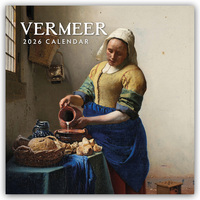 Vorderes Coverbild Johannes Vermeer – Jan Vermeer 2026 – 16-Monatskalender