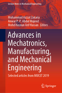 Vorderes Coverbild Advances in Mechatronics, Manufacturing, and Mechanical Engineering