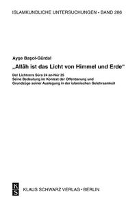 Vorderes Coverbild "Allah ist das Licht von Himmel und Erde"