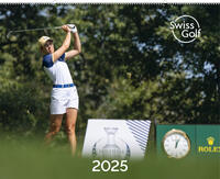 Vorderes Coverbild Swiss Golf Kalender 2025
