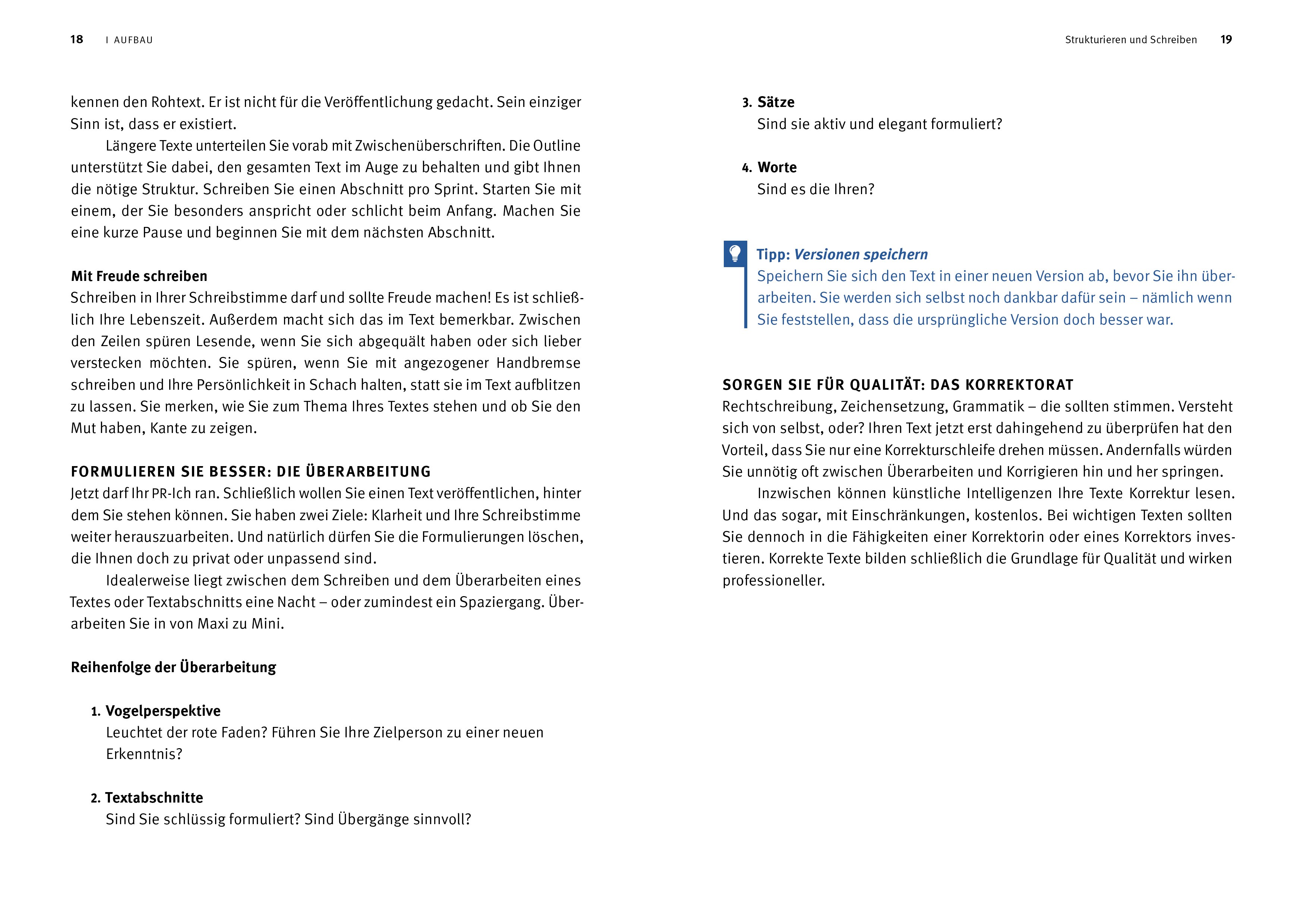 Beispielinhalt (Bild) Einfach können - Gute Texte