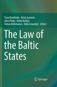 Vorderes Coverbild The Law of the Baltic States