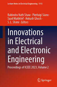 Vorderes Coverbild Innovations in Electrical and Electronic Engineering