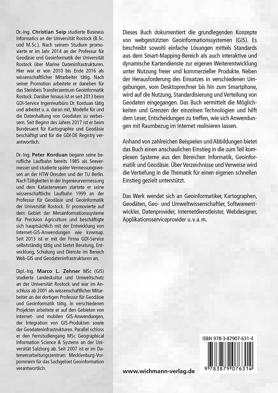 Rückseitencover Web-GIS