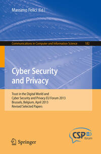 Vorderes Coverbild Cyber Security and Privacy