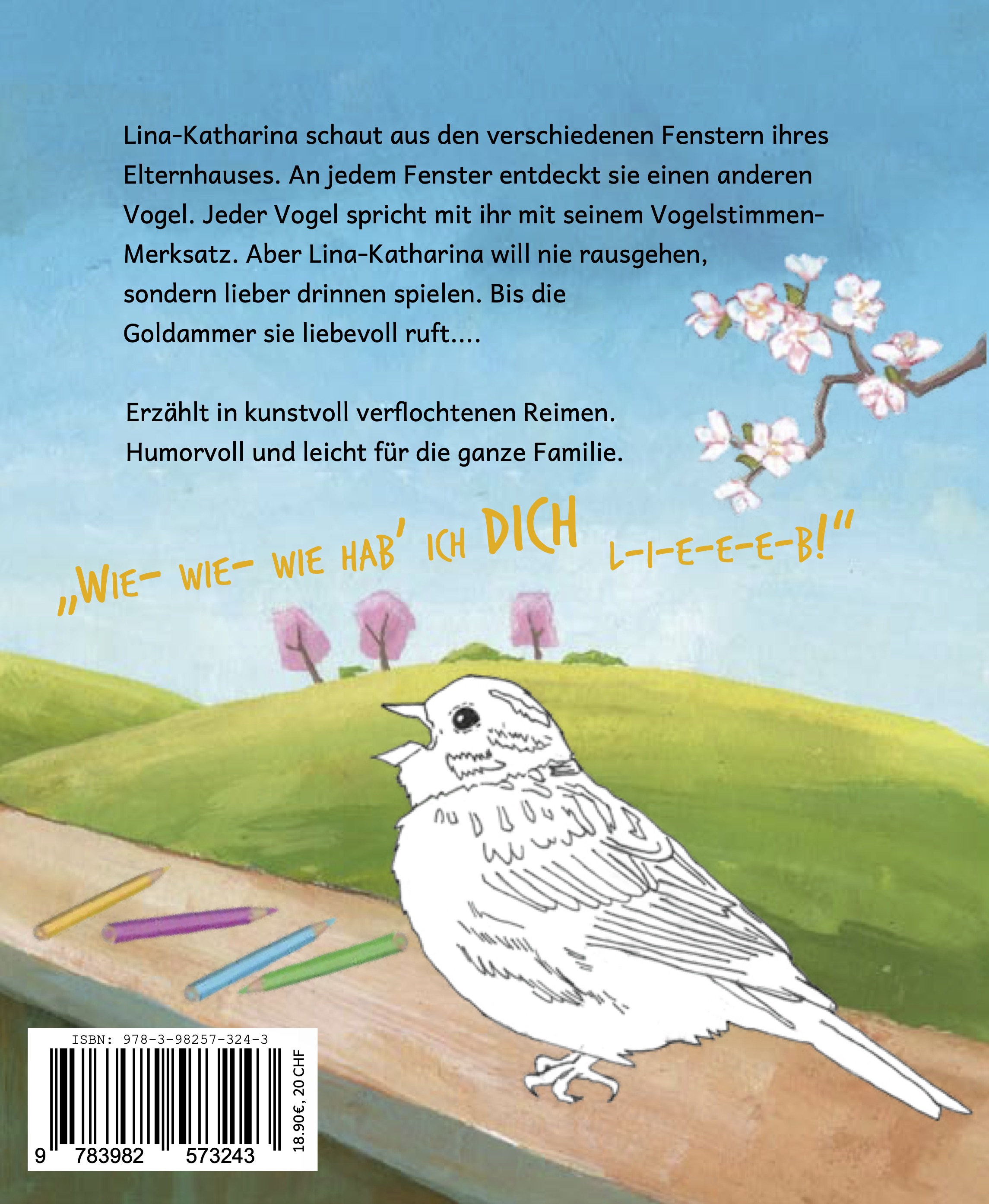 Rückseitencover Das Zwitschern der Vögel