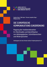 Vorderes Coverbild DIE EUROPÄISCHE KOMMUNIKATIONS-(UN)ORDNUNG