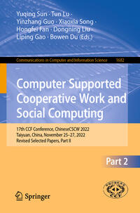 Vorderes Coverbild Computer Supported Cooperative Work and Social Computing