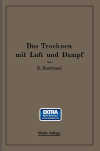 Vorderes Coverbild Das Trocknen mit Luft und Dampf