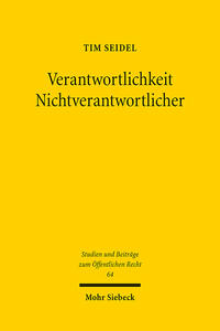 Vorderes Coverbild Verantwortlichkeit Nichtverantwortlicher