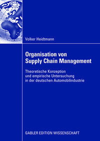 Vorderes Coverbild Organisation von Supply Chain Management