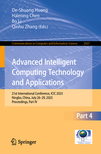 Vorderes Coverbild Advanced Intelligent Computing Technology and Applications