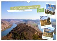 Vorderes Coverbild Die Mosel erwacht aus Ihrem Winterschlaf (Wandkalender 2026 DIN A3 quer), CALVENDO Monatskalender