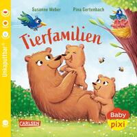 Vorderes Coverbild Baby Pixi (unkaputtbar) 128: Tierfamilien