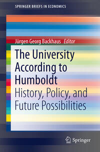 Vorderes Coverbild The University According to Humboldt