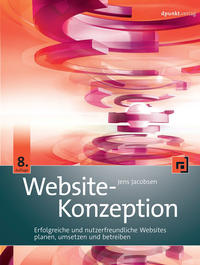 Vorderes Coverbild Website-Konzeption