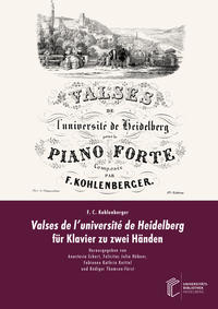 Vorderes Coverbild Valses de l’université de Heidelberg für Klavier zu zwei Händen