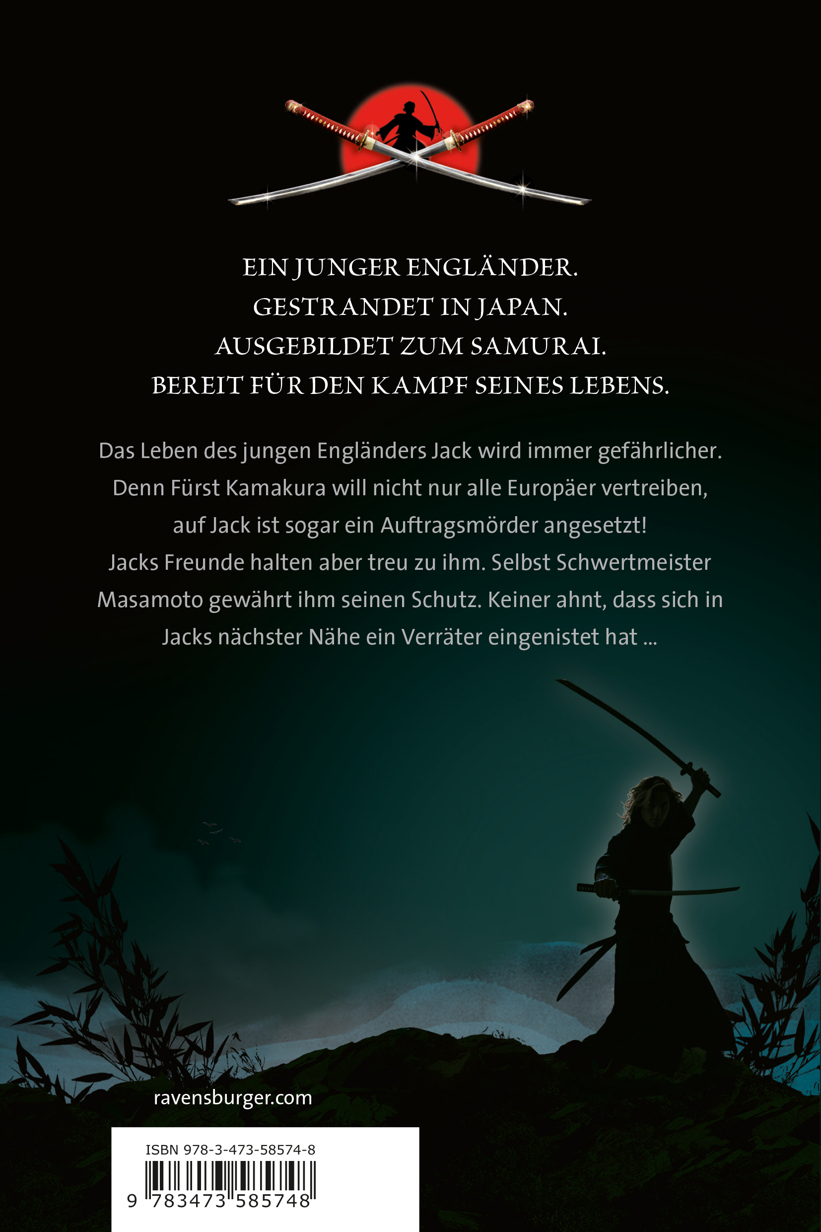 Rückseitencover Samurai, Band 3 - Der Weg des Drachen