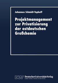 Vorderes Coverbild Projektmanagement zur Privatisierung der ostdeutschen Großchemie