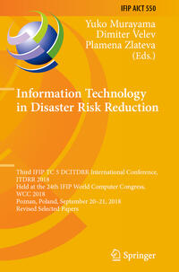 Vorderes Coverbild Information Technology in Disaster Risk Reduction