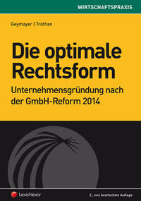 Vorderes Coverbild Die optimale Rechtsform