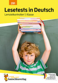 Vorderes Coverbild Übungsheft mit Lesetests in Deutsch 1. Klasse