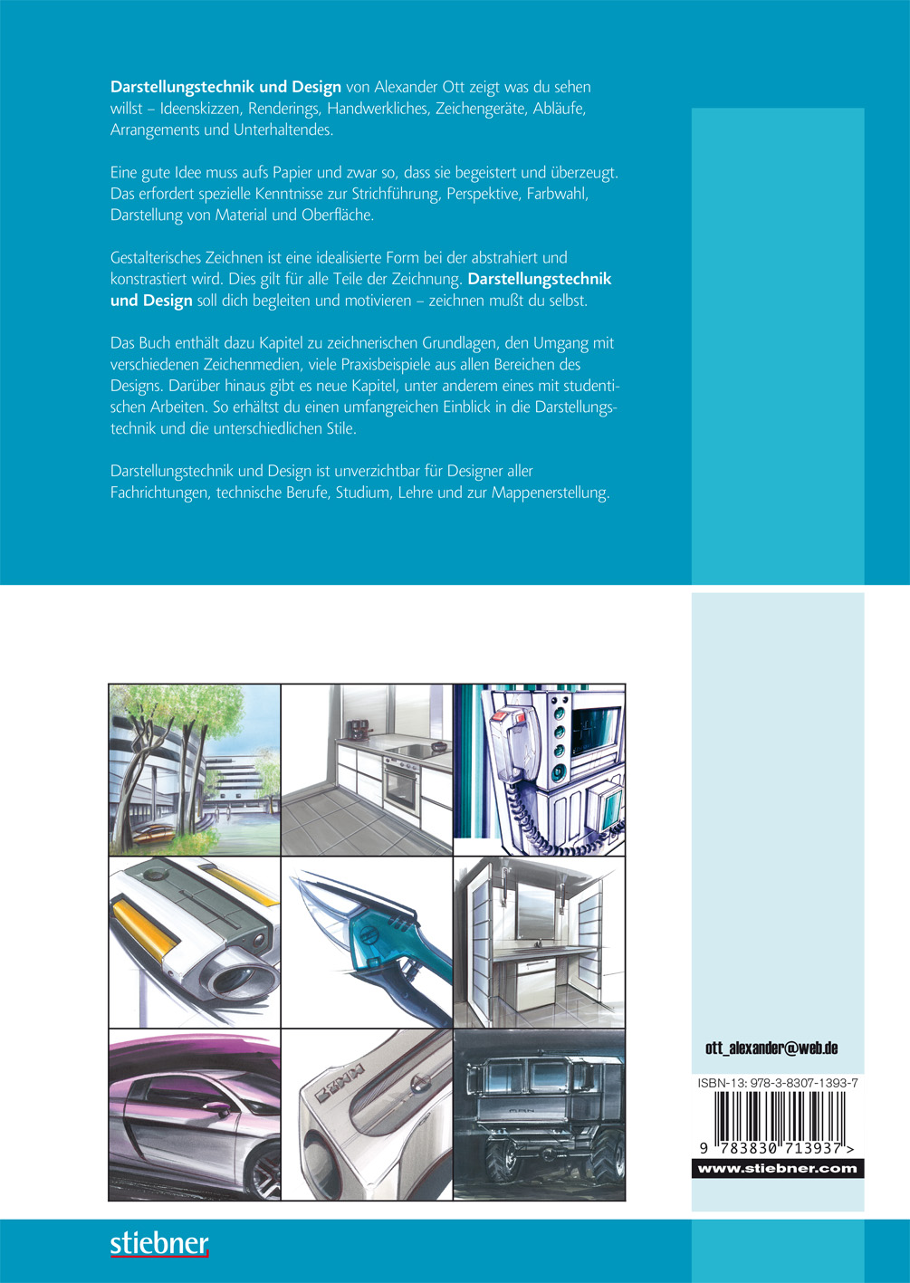 Rückseitencover Darstellungstechnik und Design