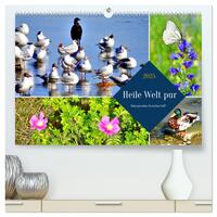 Vorderes Coverbild Heile Welt pur - Naturparadies Kurisches Haff (hochwertiger Premium Wandkalender 2025 DIN A2 quer), Kunstdruck in Hochglanz