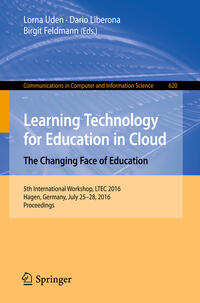Vorderes Coverbild Learning Technology for Education in Cloud – The Changing Face of Education