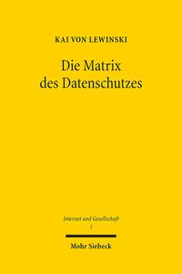 Vorderes Coverbild Die Matrix des Datenschutzes