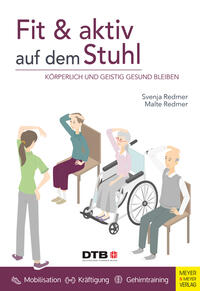 Vorderes Coverbild Fit und aktiv auf dem Stuhl
