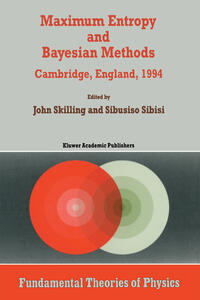 Vorderes Coverbild Maximum Entropy and Bayesian Methods