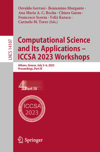 Vorderes Coverbild Computational Science and Its Applications – ICCSA 2023 Workshops