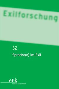 Vorderes Coverbild Sprache(n) im Exil