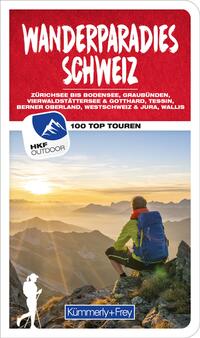 Vorderes Coverbild Kümmerly+Frey Wanderführer Wanderparadies Schweiz
