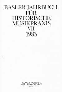 Vorderes Coverbild Basler Jahrbuch für Historische Musikpraxis / Improvisation in der Musik des Mittelalters und der Renaissance