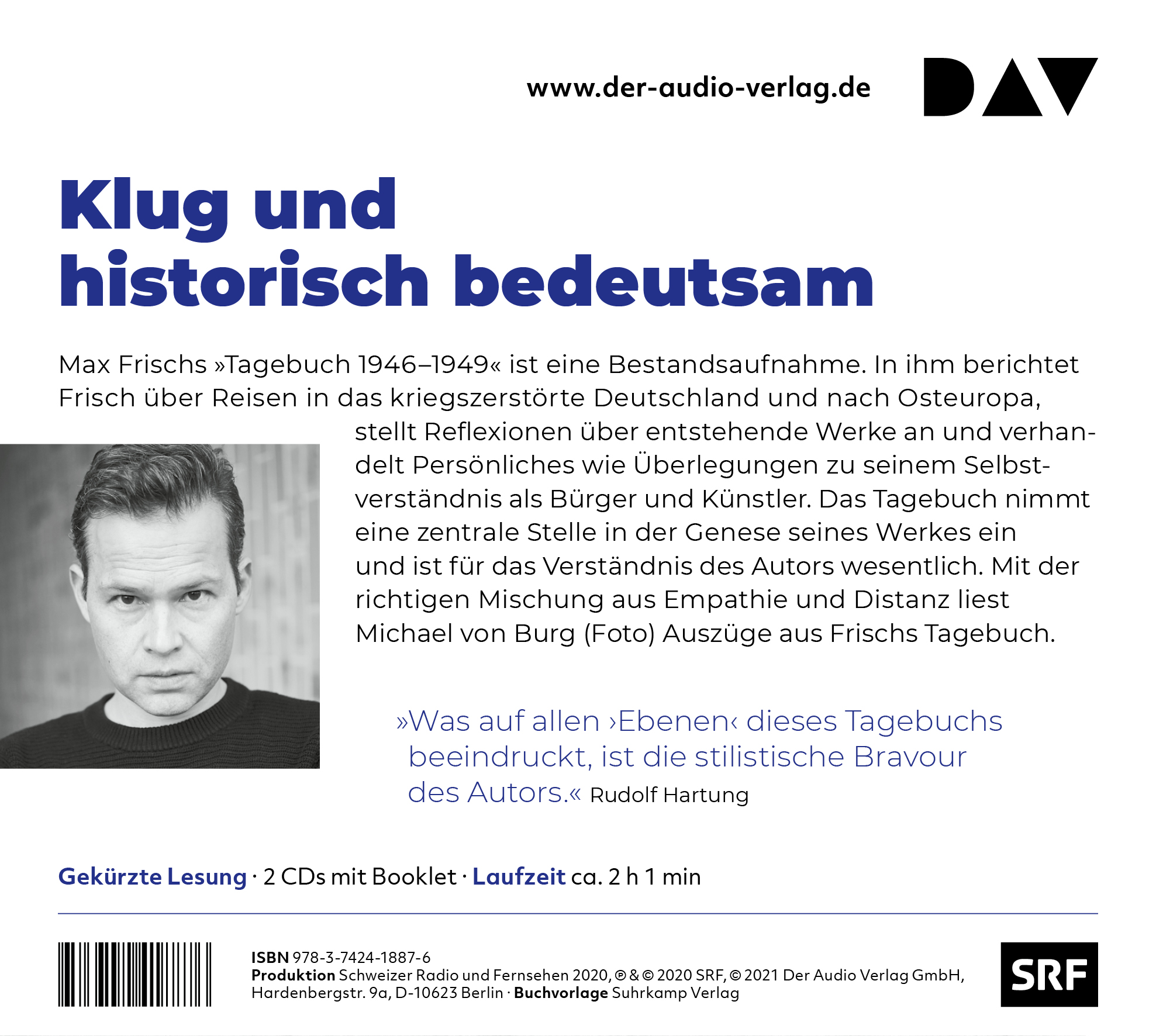 Rückseitencover Tagebuch 1946-1949