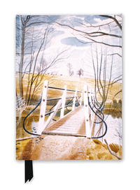 Vorderes Coverbild Premium Notizbuch DIN A5: Eric Ravilious, Eisenbrücke bei Ewenbridge