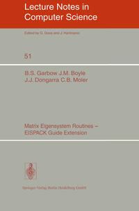 Vorderes Coverbild Matrix Eigensystem Routines - EISPACK Guide Extension
